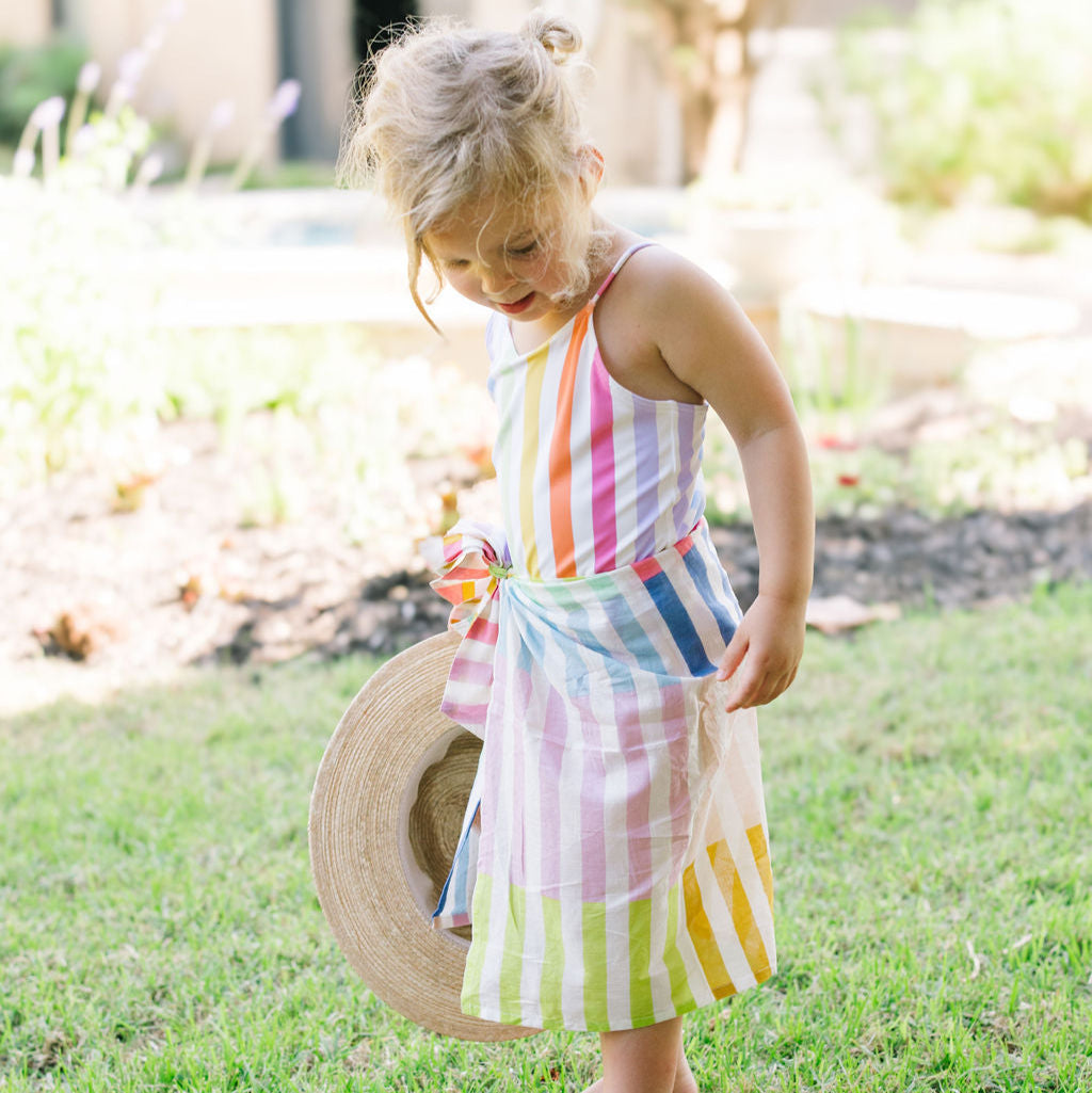 Rainbow Stripe Kids Sarong